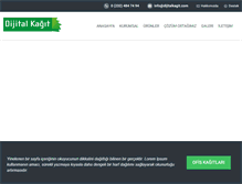 Tablet Screenshot of dijitalkagit.com